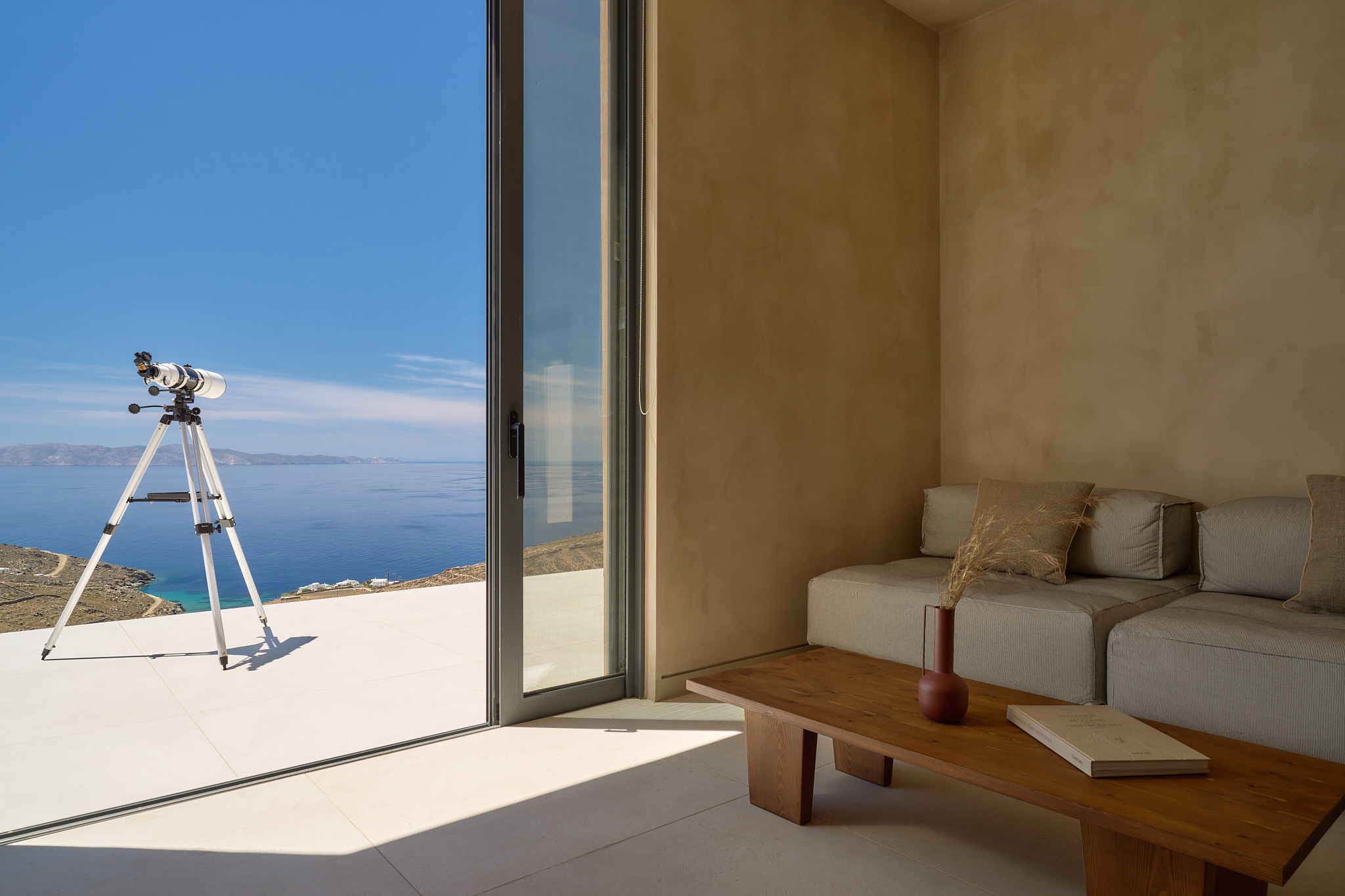 Awash with weathered nautical regalia and dotted with soft lounges which tempt long reclinations