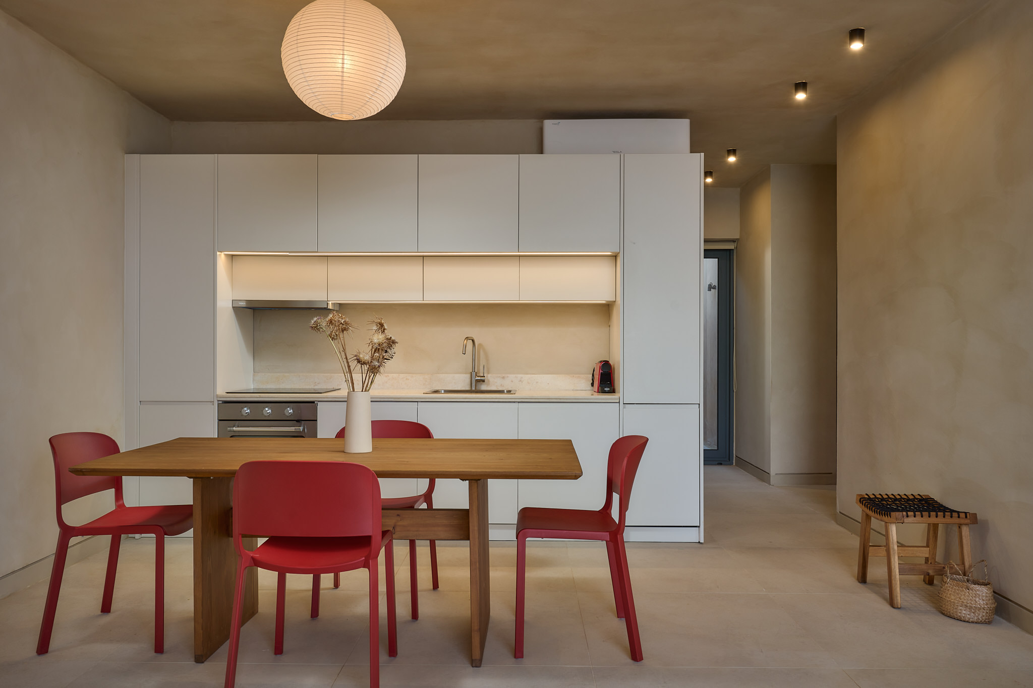 A fully equipped kitchen for culinary wonders.