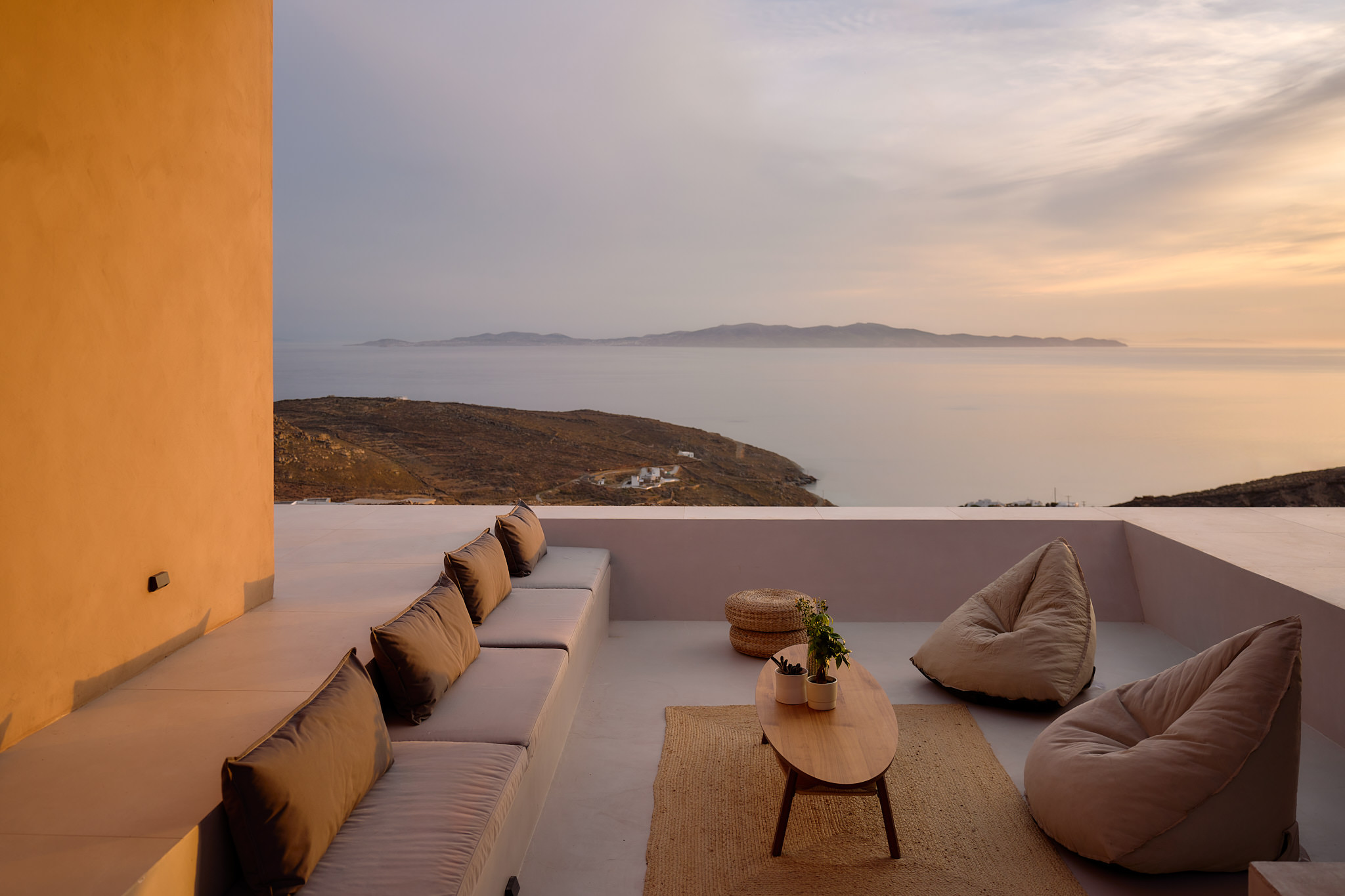 Outdoor lounge area designed to create meticulously executed WOW moments.